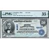 Image 1 : Columbus, Ohio  -  $50  1902  Plain Back  Fr. 678  First National Bank in Columbus  Ch. # 4443  PMG