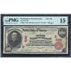 Image 1 : Washington, Pennsylvania  -  $100  1902 Red Seal  Fr. 686  The First National Bank of Washington  Ch