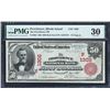 Image 1 : Providence, Rhode Island  -  $50  1902 Red Seal  Fr. 664  The Providence National Bank  Ch. 1302  PM