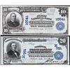 Image 1 : Lot of (2).  National Bank Notes