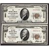 Image 1 : Lot of (2).  National Bank Notes