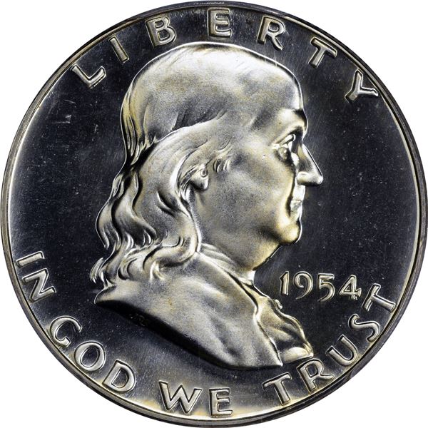 1954 50¢. Proof-67 PCGS