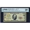 Image 1 : Honolulu, Hawaii  -  $20  1929 Type 2  Fr. 1801-1  Bishop First National Bank of Honolulu  Ch. # 555