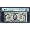 Image 1 : Fr. 2303  $10  1934A  Hawaii Federal Reserve Note  PMG About Uncirculated 55