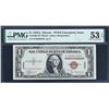 Image 1 : Fr. 2300  $1  1935A  Hawaii Silver Certificate  PMG About Uncirculated 53 EPQ  P-C Block