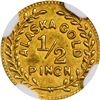 Image 2 : Alaska Gold, 1/2 Pinch Round, Indian Head r., dated 1899. GB 120. Choice Brilliant Uncirculated, ver