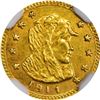 Image 1 : Alaska Gold, "1/2" Round, Parka Head r., dated 1911. GB 176. Choice Brilliant Uncirculated, untoned.