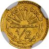 Image 2 : Alaska Gold, "1/2" Round, Parka Head r., dated 1911. GB 176. Choice Brilliant Uncirculated, untoned.