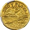 Image 2 : 1914 Montana Gold 25 cent size. Very Choice Uncirculated, well detailed. NGC MS 64.
