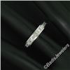 Image 4 : Platinum 1.45 ctw Channel Set Princess and Baguette Diamond Eternity Band Ring