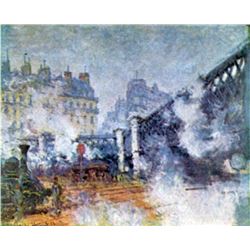 Claude Monet - The Europe Bridge Saint Lazare Station in Paris