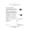 Image 5 : 2.55 ctw Sapphire and Diamond Ring - Platinum