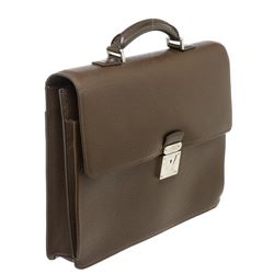 Louis Vuitton Brown Taiga Leather Robusto Briefcase Bag