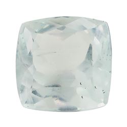 10.02 ct.Natural Square Cushion Cut Aquamarine