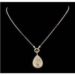 3.02 ctw Diamond Necklace - 14KT Yellow Gold