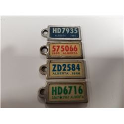 Vintage War Amps Key Tags x4