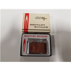 Vintage Bentley Butane Lighter with Original Box