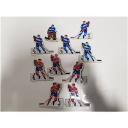 Lot of 10 Vintage Tin Hockey Players