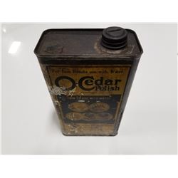 O-Cedar Polish Rectangular Quart Tin