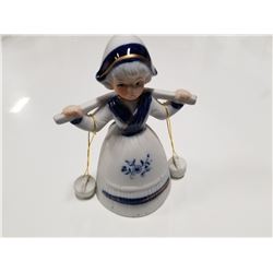 Dutch Water Carrier Porcelain Bell