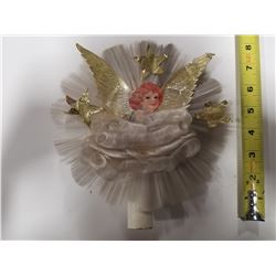 Vintage Christmas Angel Tree Topper