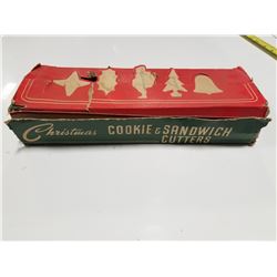 Christmas Cookie & Sandwich Cutters Vintage Set