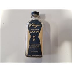 Vintage JC Higgins Sears, Robuk Gun Solvent Bottle