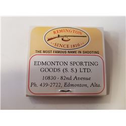 Vintage Remington/Edmonton Sporting Goods Matchbook Advertising