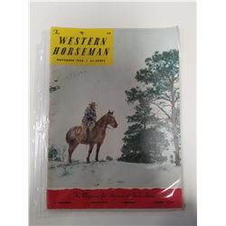 The Western Horseman Magaine - November 1956