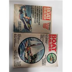 Lot of 2 Boat Builder Magazines