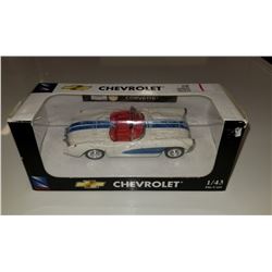 2004 Newray 1957 Chevrolet Corvette 1:43 Scale Diecast