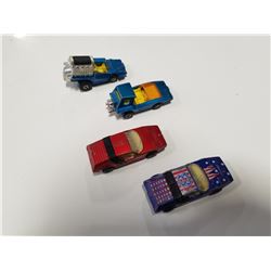 Lot of 4 1972 Lesney Matchbox Superfast Toy Diecast Cars