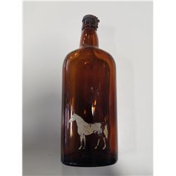 Antique White Horse Scotch Whiskey Bottle