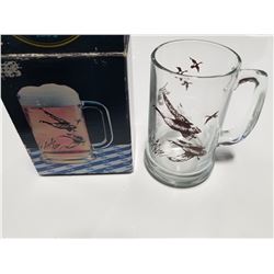 1984 Avon Beer Mug - Ducks in Flight