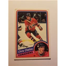 1984 O-PEE-CHEE #259 Chris Chelios Rookie Card #259