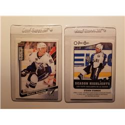 Lot of 2 2009-2010 Steven Stamkos Hockey Cards