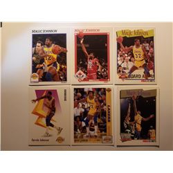 Lot of 1991 Magic Johnson Basketball Cards