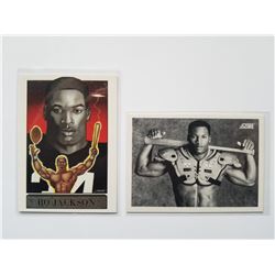 Lot of 2 Rarer Bo Jackson Football and Baseball Cards in protectors