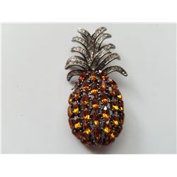 Unique Vintage Pineapple Brooch Pin