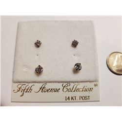 Fifth Avenue Collection 14K Post Earrings