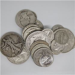 $4 Face Value - 90% Silver Random Mix