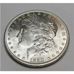 1890 P BU Morgan Silver Dollar