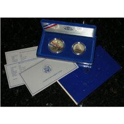1986 Statue Of Liberty Proof Set (2 coin)