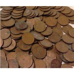 Large Lot of (200) Wheat Cents