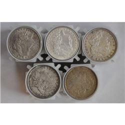 (100) Morgan Silver Dollars-XF Plus in Rolls