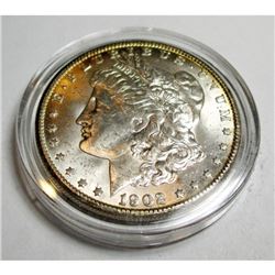 1902 o CH BU Morgan Silver Dollar