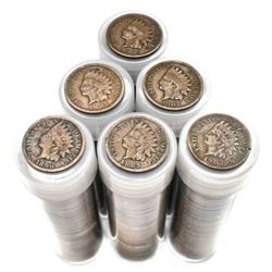 Lot of 300 Indian Head Cents in Tubes -