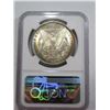 Image 1 : 1885 O MS62 NGC Rainbow Toned Rev. Rim Morgan $1