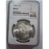 Image 1 : 1880 S MS 62 NGC Morgan Silver Dollar