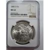 Image 1 : 1885 o MS 62 NGC Morgan Silver Dollar